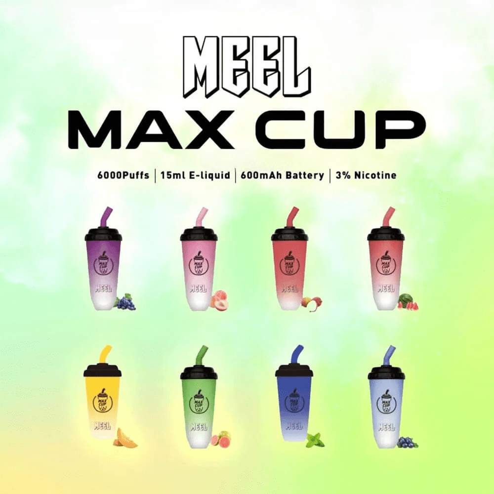 MEEL奶茶杯-6000-PUFFS-拋棄式電子煙 Meel Max Cup 6000口拋棄式電子煙|奶茶杯造型・18種口味:圖片 1